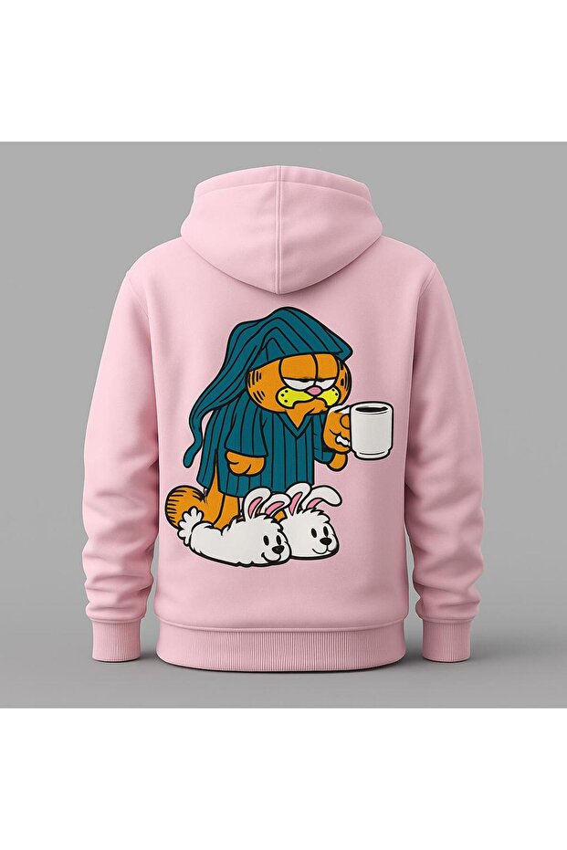 Garfield Printed Hooded Sweatshirt – Comfortable Casual Wear