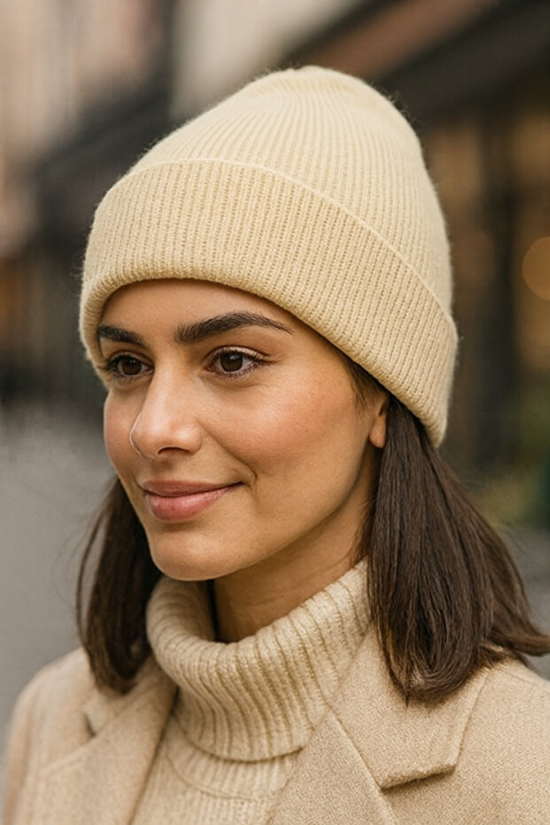 Premium Basic Düz Kadın Bere - 4