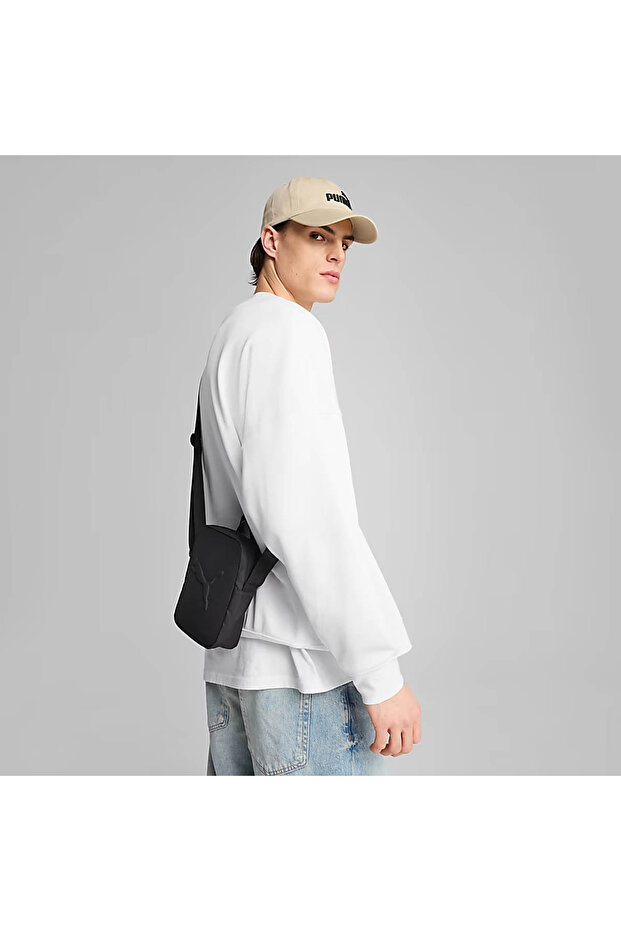 Buzz Çapraz Siyah Unisex Omuz Çantası 091155-01 - 2