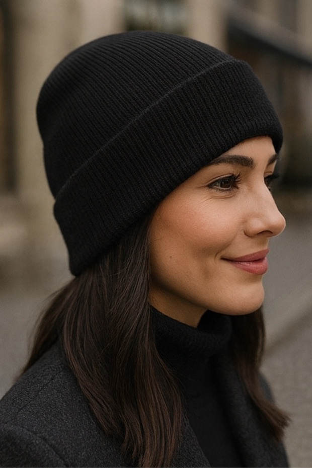 Premium Basic Düz Kadın Bere - 2