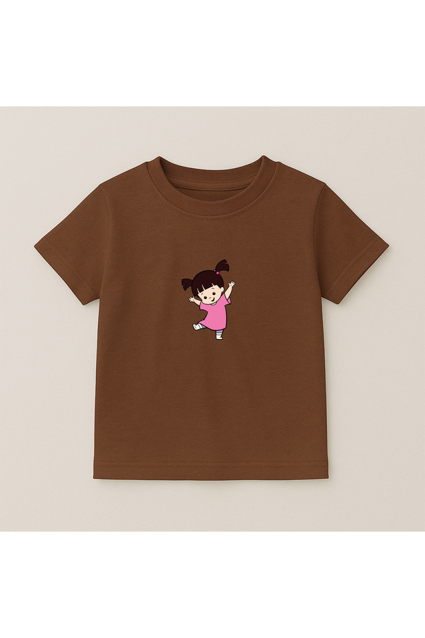 Monsters Crew Neck 100% Cotton Printed Short Sleeve Children's and Teenage T-Shirt