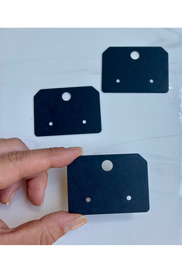 Earring Card Black Color 30's