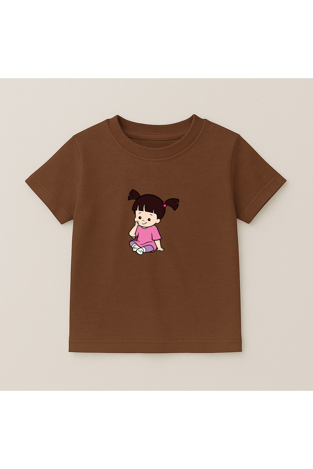 Monsters Crew Neck 100% Cotton Printed Short Sleeve Children's and Teenage T-Shirt
