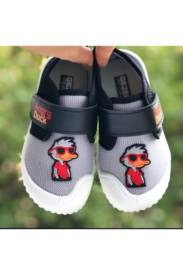 Çocuk Panduf Kreş Ev Okul Ayakkabısı Yumuşak Kaydırmaz Taban unisex Cırtcırtlı Kreş Ayakkabısı - 1