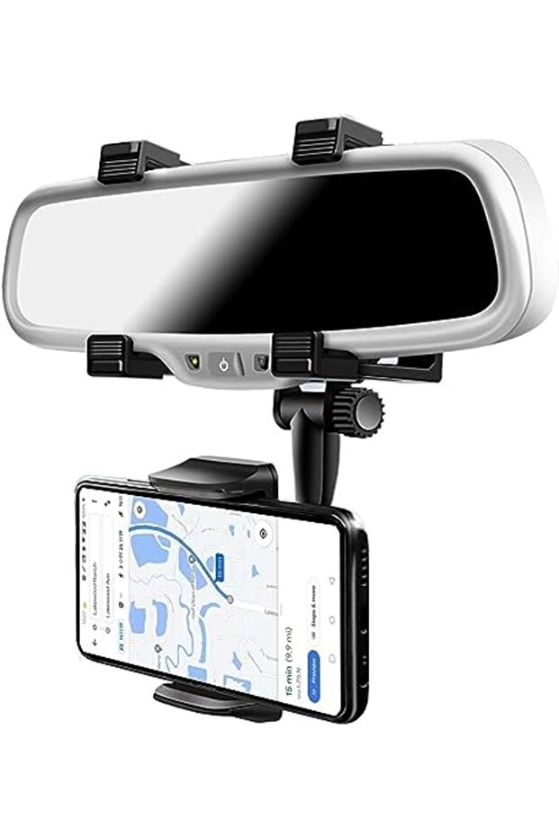 Car Rearview Mirror Phone Holder- Car Phone Mount- Phone Bracket, Phone Stand with 270° Swivel and
