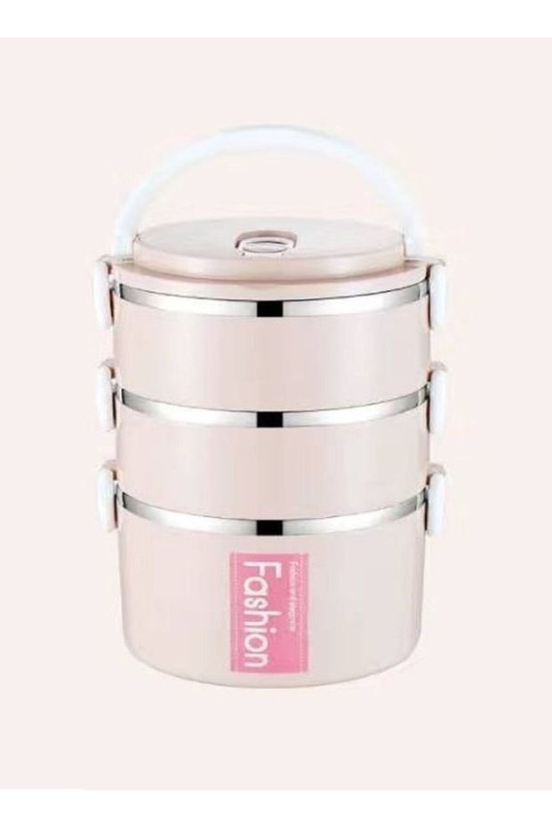 Three Layer Stainless Steel Large Capacity Insulation Lunch Box