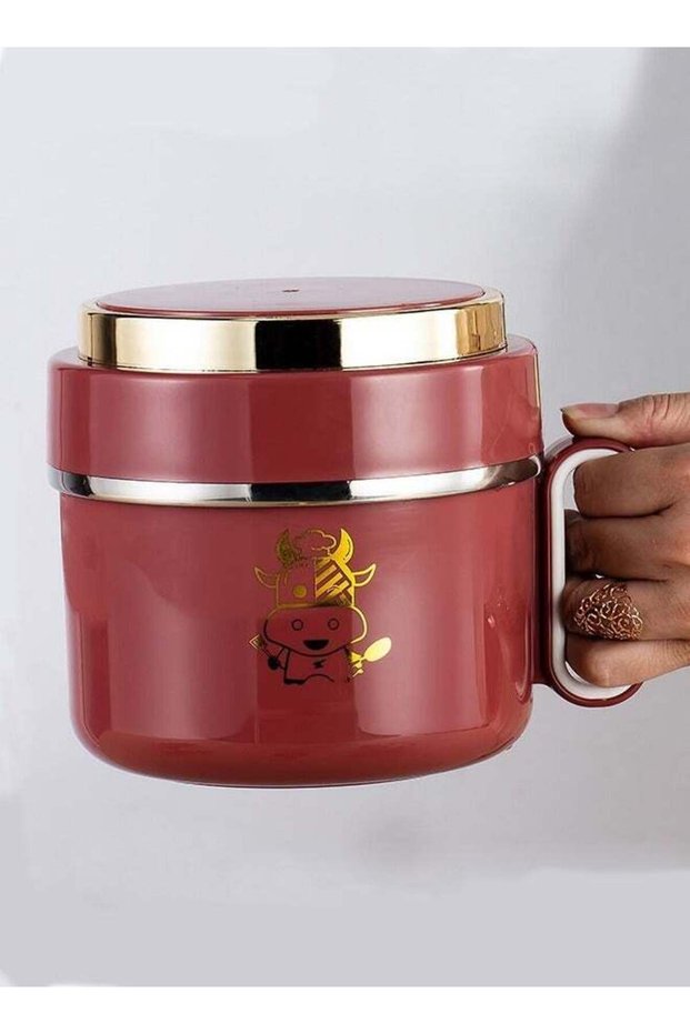 304 Stainless Steel Luch Box Quick Instant Noodle Cooker Soup Bowl 1000ML Food Container for Home O