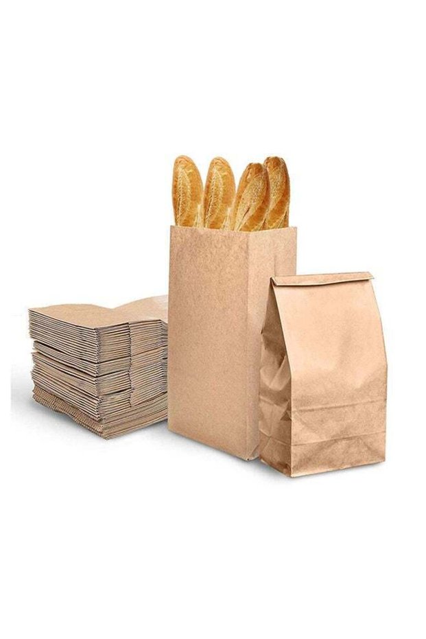 25 Bags Kraft Brown Large Paper Bags Recyclable Lunch Bags Cookies Bags, Grocery Bags, Wedding Gift