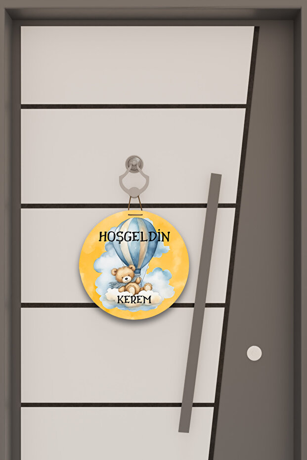 Dijital Baskı Desenli Çocuk Odası, Bebek Odası, Kapı süsü, Duvar Süsü - 2