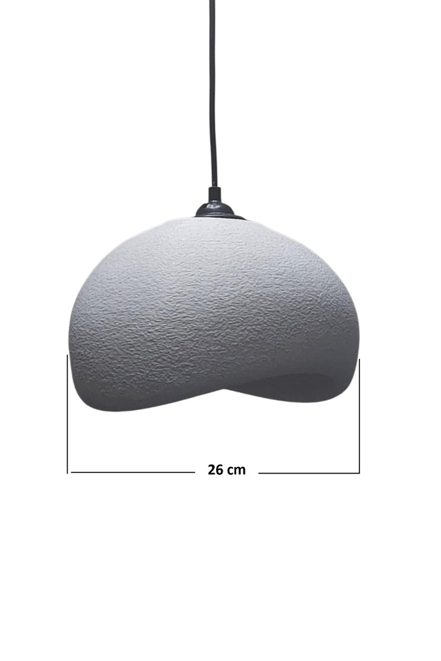 Cool Model Beton Görünümlü Tekli Sarkıt Avize - 3