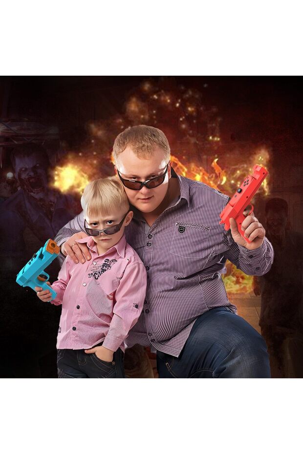 Shooting Game Gun Controller Compatible Switch/Switch Oled Joy Con Hand Grip Motion Controller - 7