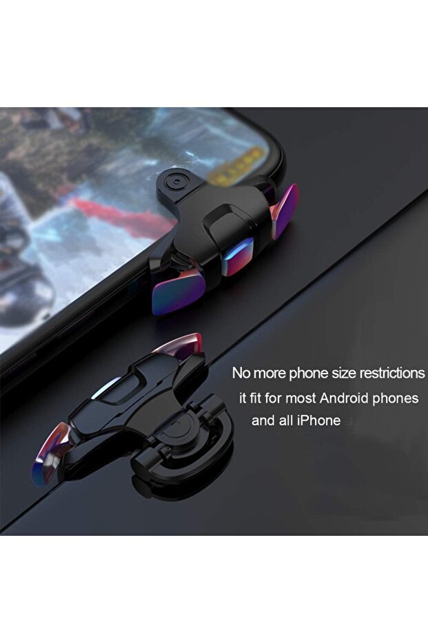 Game Controller Iphone Android Compatible Pubg Mobile Call Duty Mobile Sensitive Triggers Precise - 2