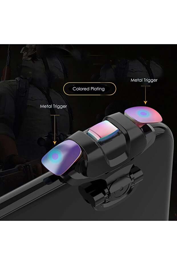 Game Controller Iphone Android Compatible Pubg Mobile Call Duty Mobile Sensitive Triggers Precise - 7