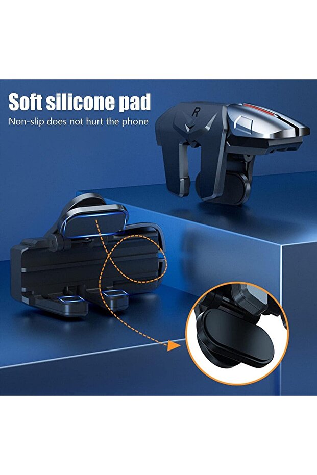 Professional Game Trigger 4 Buttons Pubg Mobile Controller Support Ios Android Most Phones Ipads - 3