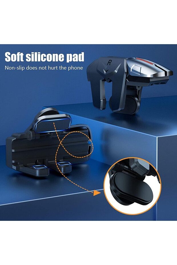 وحدة تحكم ببجي موبايل 6 Trigger وحدة تحكم ألعاب الجوال Pubg 6 Trigger Mobile Triggers 6 Fingers - 3