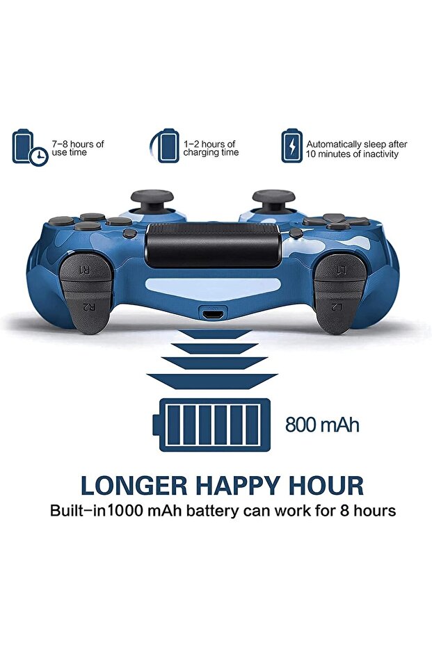 Wireless Remote Controller Ps4 Replacement Play Station 4 Game Controller Dual Vibration Pc Gamepad - 5