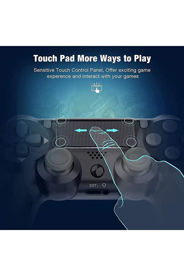 Wireless Remote Controller Ps4 Replacement Play Station 4 Game Controller Dual Vibration Pc Gamepad - 7