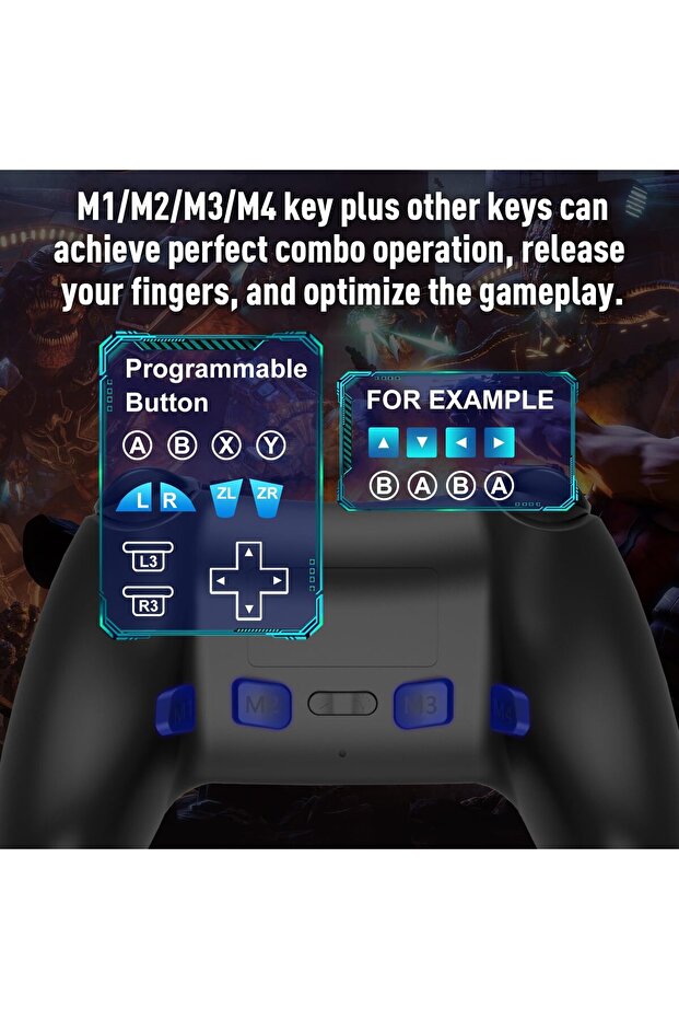 Switch Controller Wireless Switch Pro Controller Switch/Switch Lite/Switch Oled Wireless Gamepad - 4