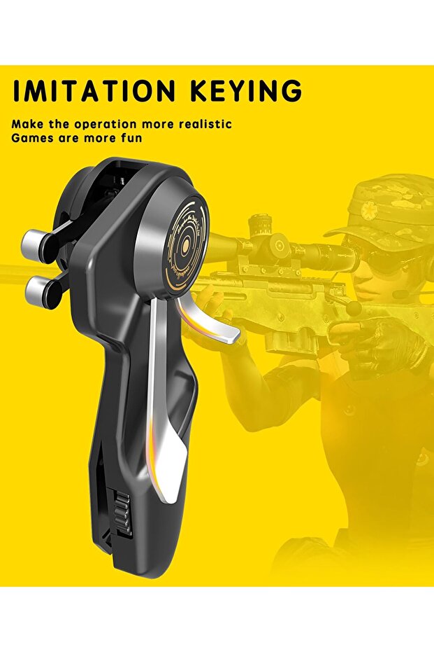 Pubg Controller Tablet Mzpre 4 Triggers Sensitive Shoot Aim Trigger Gamepad Grip Support 10 12.9 - 6