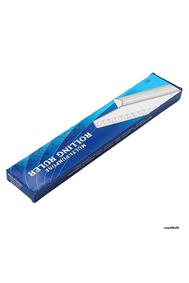 Angle Parallel Ruler, Rolling Ruler, Scale Parallel Ruler, Sine-Cosine, Rolling Ruler 30cm - 2