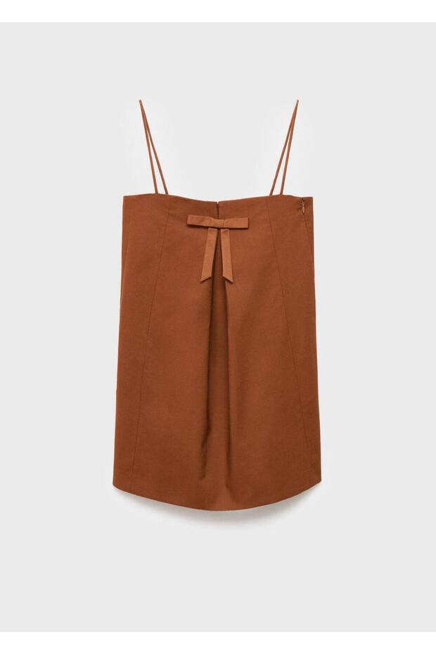 Bağ detaylı elbise - 3