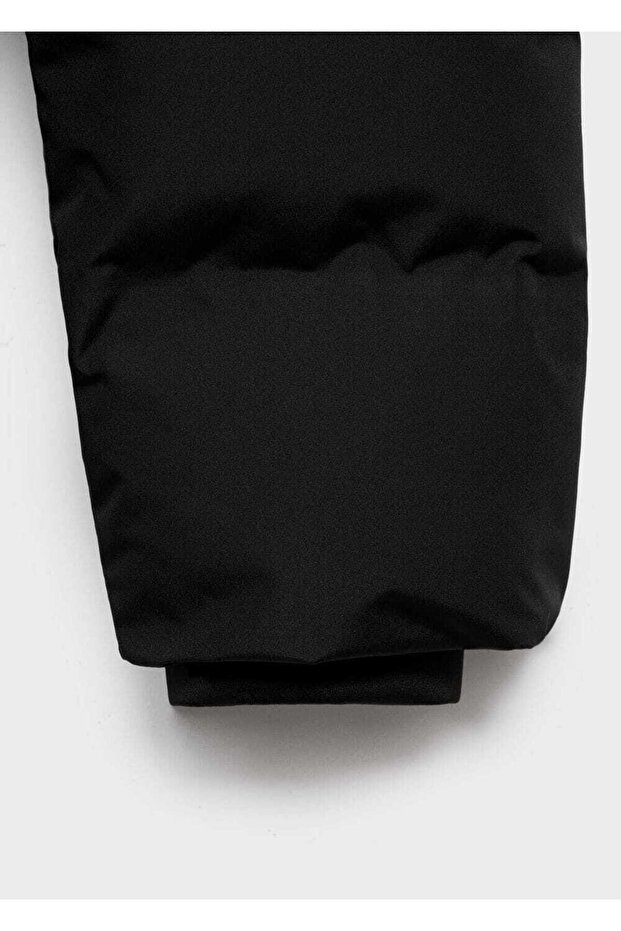 Kapüşonlu kapitone anorak - 5