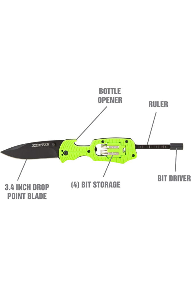 Foldable Magnetic Bit Multi Tool Screwdriver-Knife - 2