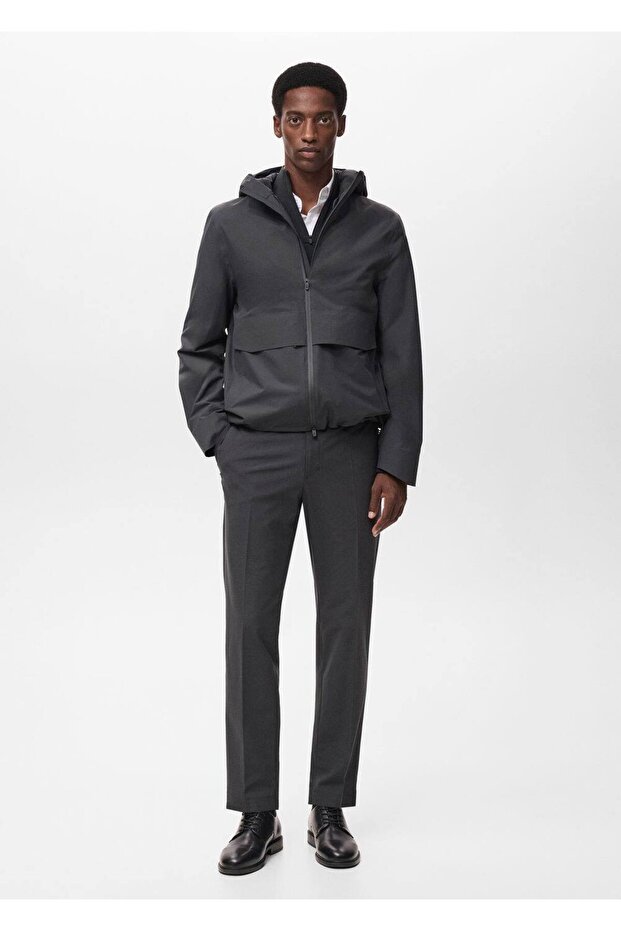 Su itici kapüşonlu ceket - 2