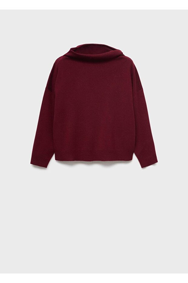 Turtleneck Sweater with Drawstring - 3
