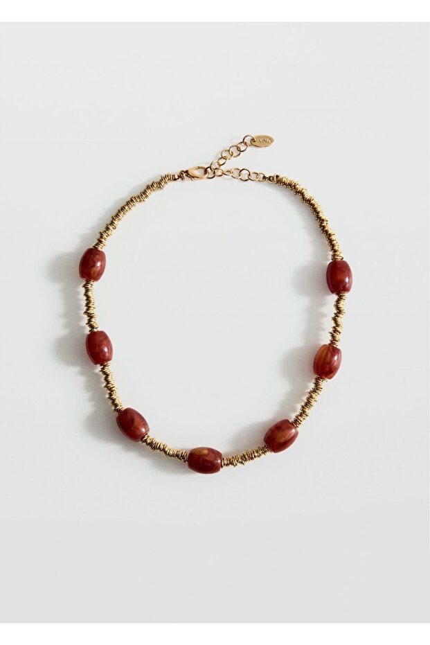 Boncuklu zincir kolye - 2