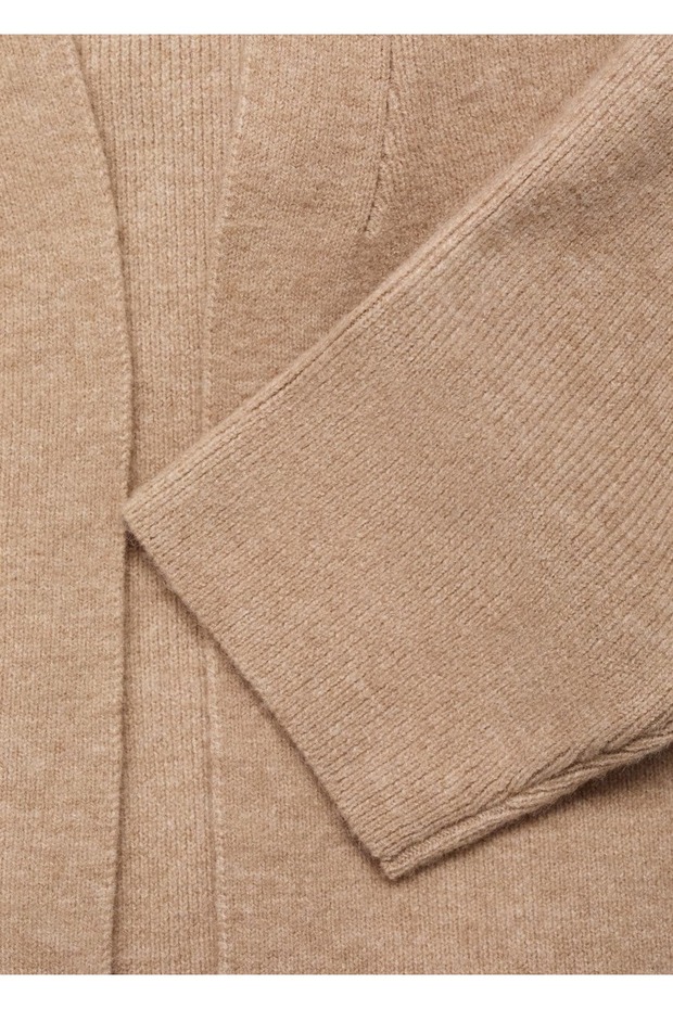 Langer Strickmantel - 7