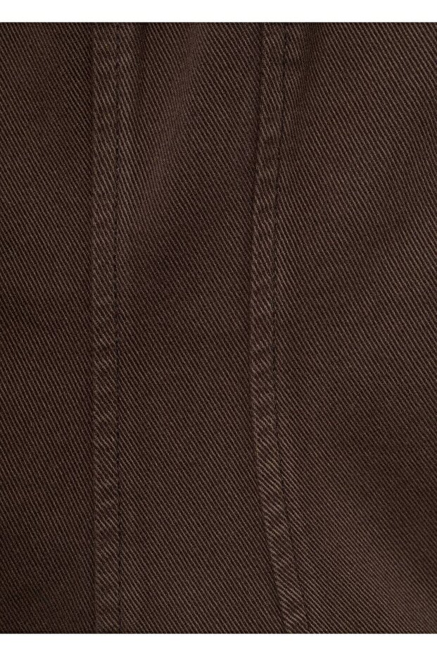 Denim evaze etek - 5