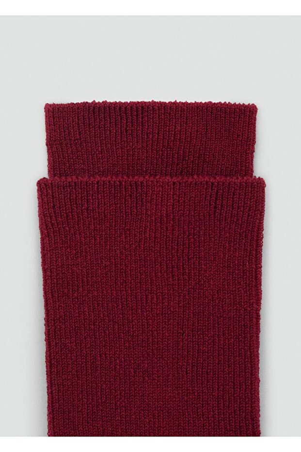 Pamuklu ribana çorap - 1