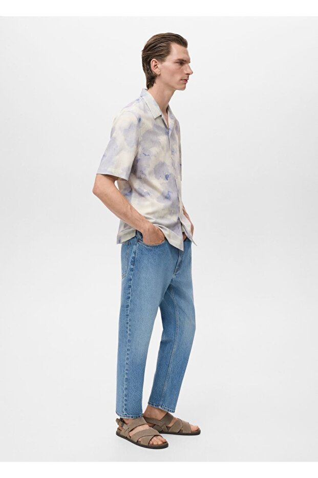 Bowling yaka desenli gömlek - 6