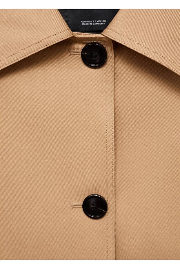 Apoletli oversize parka - 7