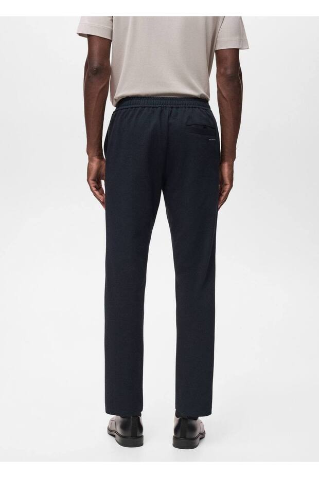 Teknik kalıplı jogger pantolon - 4