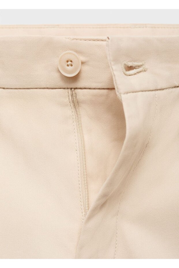 Lyocell pamuklu kargo pantolon - 7