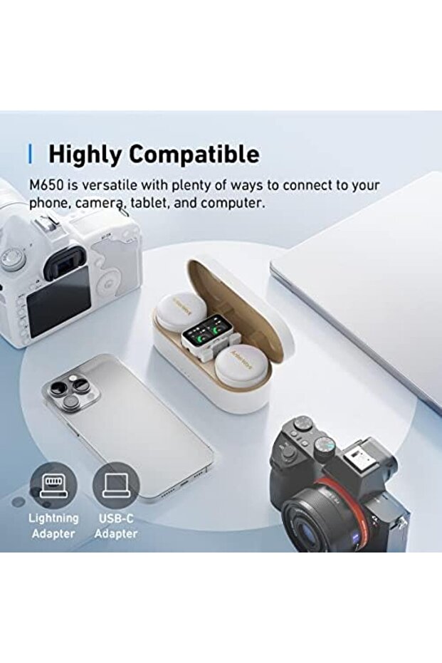 ميكروفون لافالير لاسلكي AnkerWork M650 - 6