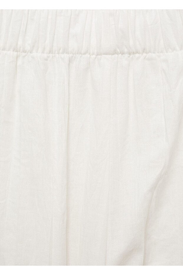 Keten karışımlı pantolon - 7