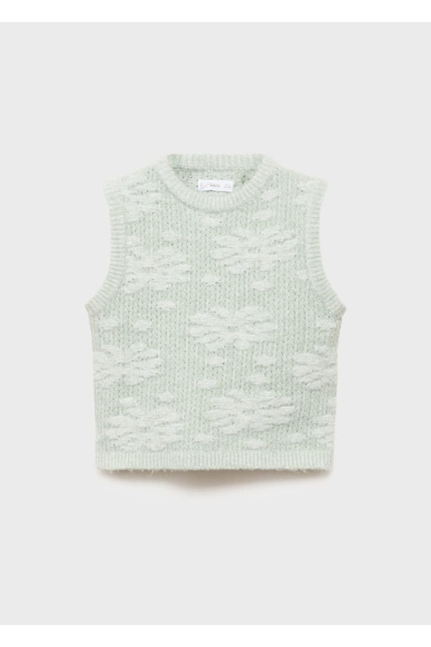 Çiçek işlemeli yelek - 2