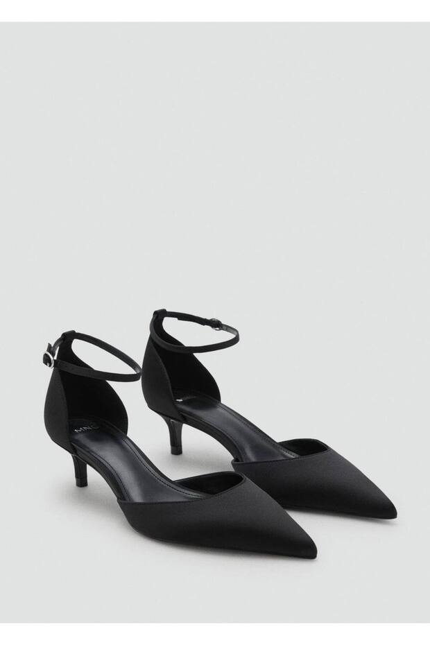 Kitten Heels with Ankle Strap