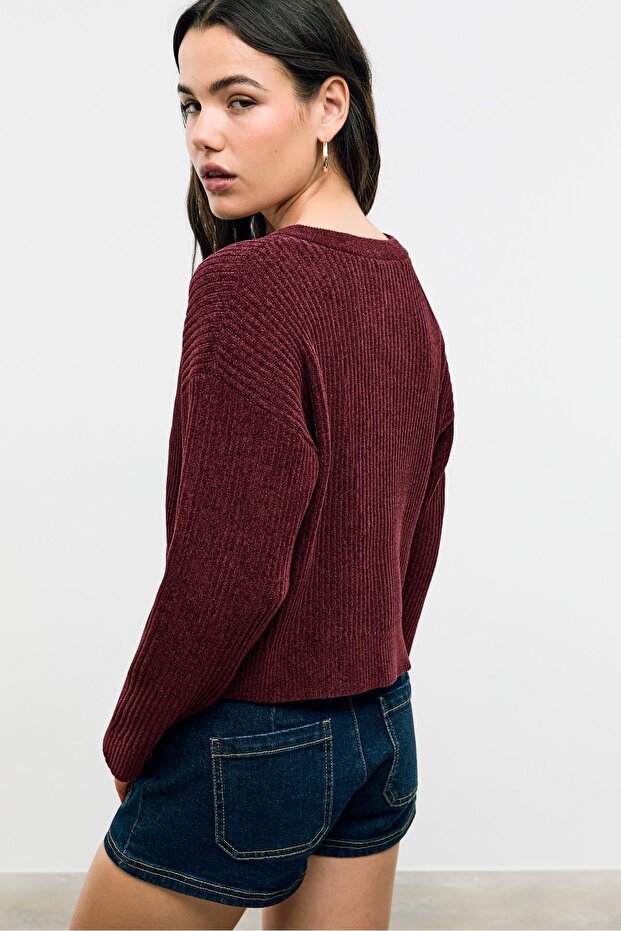 كارديجان محبوك بأزرار - 5