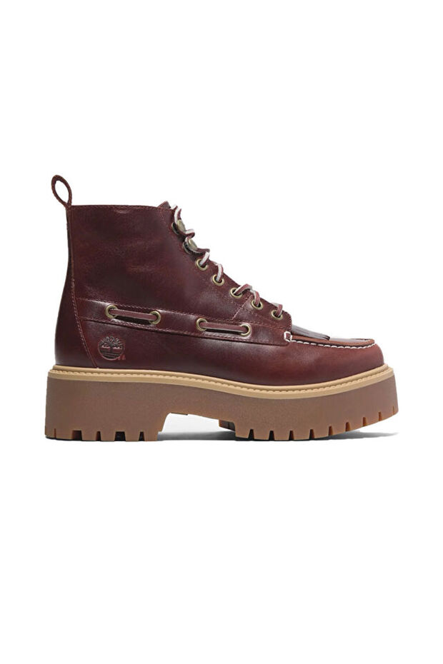 Stone Street Mid Lace up Boot Women's Casual Boots Tb0A27Yzeiw1 Red
