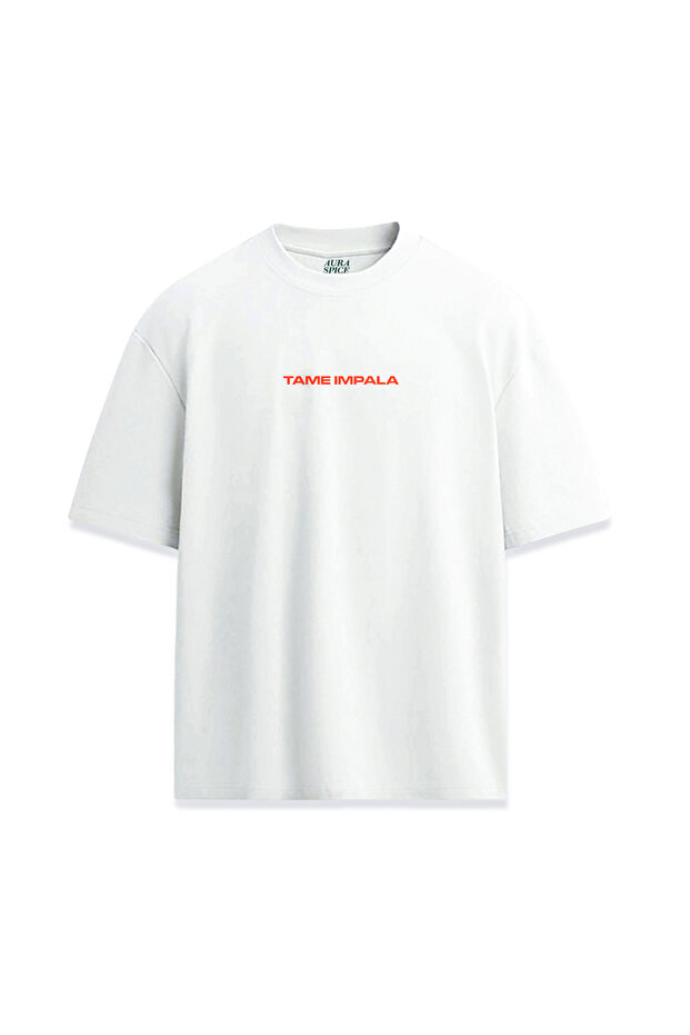 Fragile Like a Bomb Written Minimal Design Printed Unisex Relaxed T-Shirt