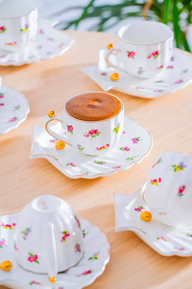 Ladurée 6 Kişilik Kahve Fincan Takımı - 75 ml - 5