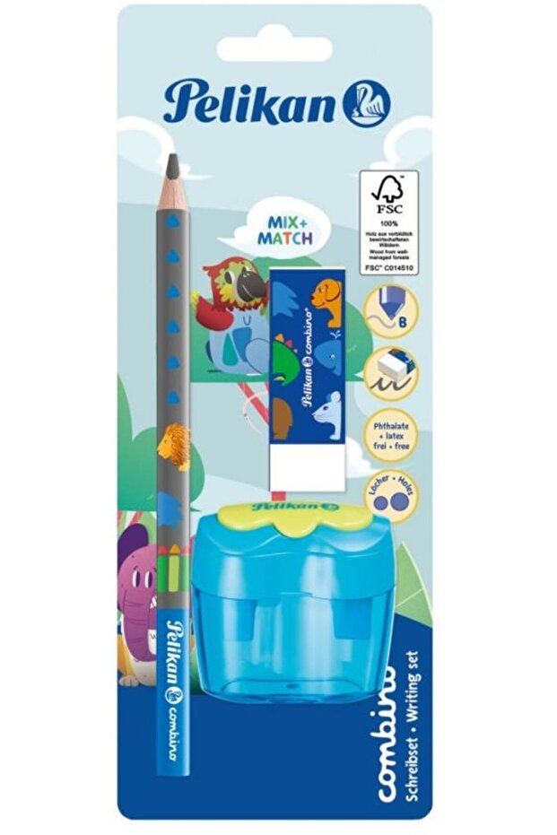 Set Combino graphite pencil learn-to-write + sharpener - 1
