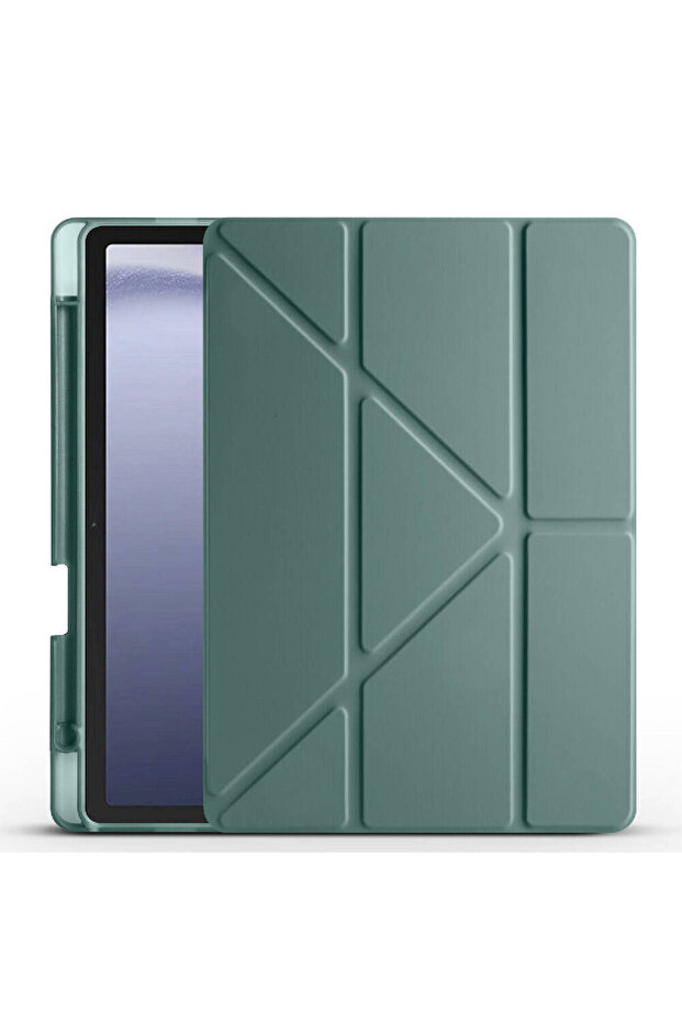 Samsung Galaxy S10 FE Plus 13.1 İnç Uyumlu Standlı Kılıf Ve Dokunmatik Kalem Ve Klavye Set - 8