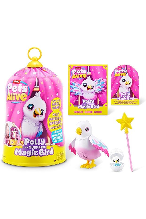 Pets Alive Polly the Magic Bird by ZURU, Robotic Toy Pet Bird (9561)
