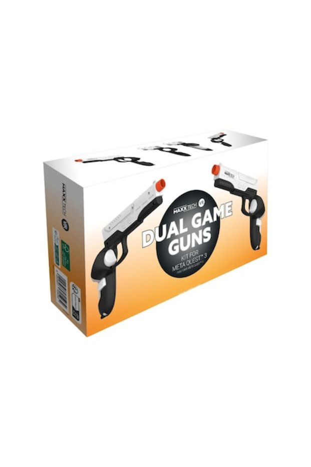 Maxx Tech VR Dual Game Guns Kit - Meta Quest 3
