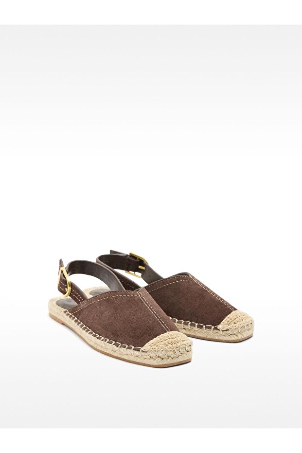 Tokalı Deri Espadril - 3